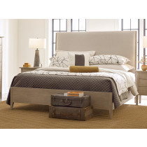 Incline Fabric King Medium Footboard Storage Bed
