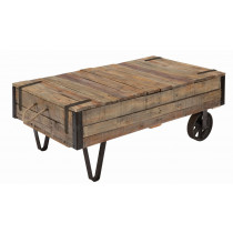 Industrial Cart Cocktail Table