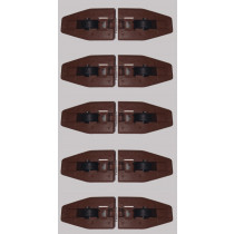 Lot of 10 Kenlin Rite-Trak II Drawer Stops w rollers