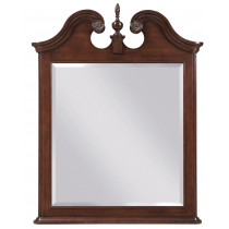 Vertical Pediment Mirror