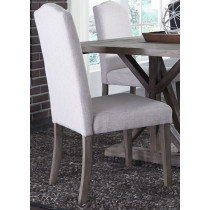 Upholstered Side Chair-Tan