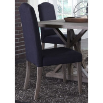 Upholstered Side Chair-Charcoal