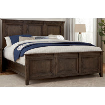 Cal King Mansion Bed with Mansion Footboard