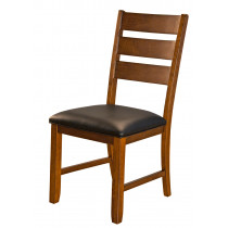 Ladderback Upholstered Side Chair