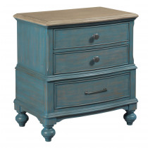 Moray Nightstand-Blue