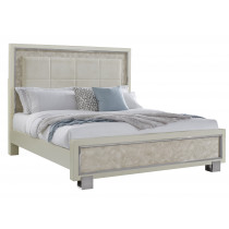 Queen Upholstered Panel Bed