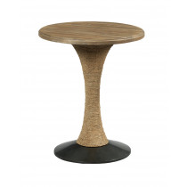 Modern Forge Round End Table