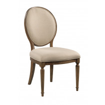 Cecil Oval Back Uph Side Chair
