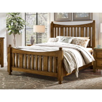 Queen Slat Poster Bed