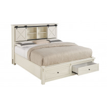 King Storage Bed