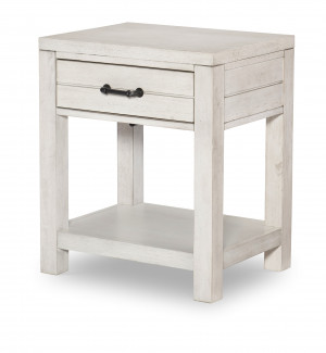 Open Night Stand (1 Drawer, Open Shelf, Motion Light & USB Kit)