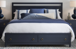 King Panel Bed With Storage