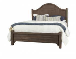 King Arch Bed W/ Low Profile Footboard