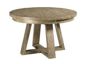 Button Dining Table w/One 20" Leaf