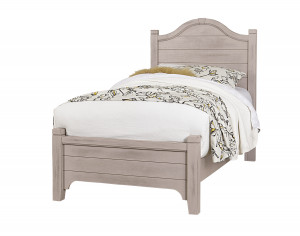 Twin Arch Bed W/ Low Profile Footboard