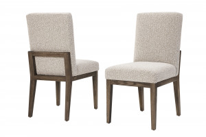 Upholstered Side Chair Grey