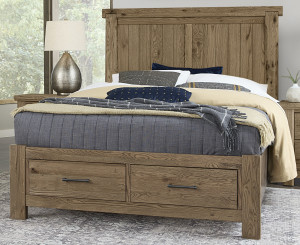 Queen American Dovetail Storage Bed