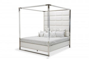 Queen Metal Canopy Bed