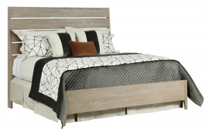 Incline Oak Queen Medium Footboard Bed