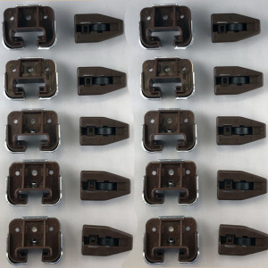 with USPS track# Stop Roller & Metal 3 x Kenlin Rite-Trak I Drawer Guide Glide 