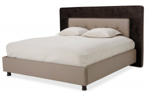 King Upholstered Tufted Bed
