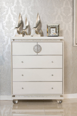 Upholstered 5 Drawer Chest