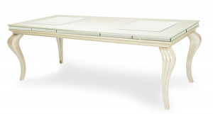 4 Leg Dining Table-Frost Includes One 24" Leaf
