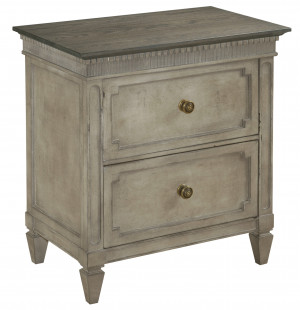 Ax Two Drawer Nightstand