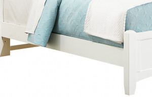  Vaughan- Bassett White Hook-On Bed Rails
