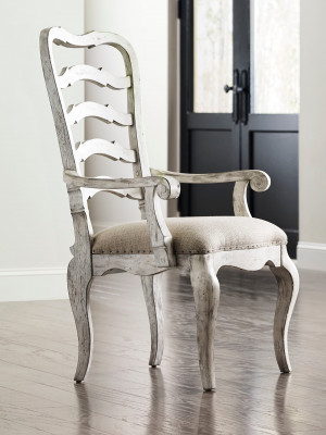 Ladder Back Arm Chair