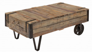 Industrial Cart Cocktail Table