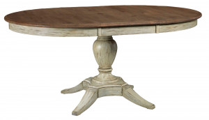 Milford Round Dining Table w/ One 18" Leaf