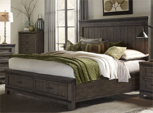 King Storage Bed