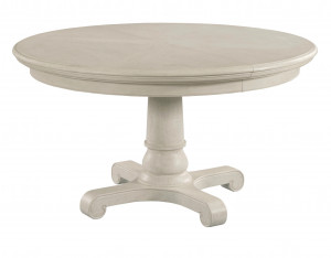 Caswell Round Dining Table w/ one 20 inch leaf