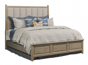 Oakmont King Upholstered Panel Bed