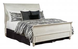 King Hanover Sleigh Bed