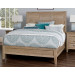 King Louvered Bed with Low Profile Footboard
