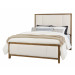Queen Erin's Upholstered Bed - White Fab