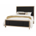Queen Erin's Upholstered Bed - Black Fab