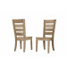 Horizontal Slat Side Chair