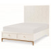 Full Panel Bed w/Storage Footboard