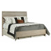 Incline Oak Cal King Medium Footboard Bed