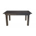 Leg Dining Table w/ 2 18 Inch Leaves