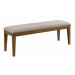 Upholstered Dining Bench Latte