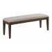 Upholstered Dining Bench Mocha