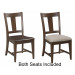 Splat Back Chair Mocha