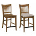 Tall Counter Rake Back Chair