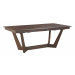 80" Rectangular Trestle Table w 20" leaf