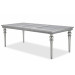 Upholstered Dining Table w/ One 23.75 Inch Leaf