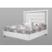 Queen Platform Bed-White Cloud